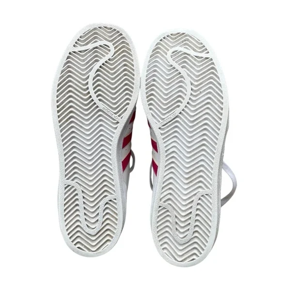 Adidas Superstar Sneakers Pink White Size US 5 EUR 36.5 ( 23.5 cm) Women’s Shoes - Picture 7 of 8